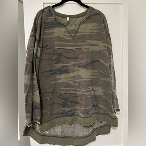 Camo print shirt